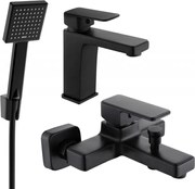 Mexen Cetus R45 комплект за вана, черен - 744303R45-70