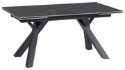 Разтегателна трапезна маса OPOLE - тъмносива