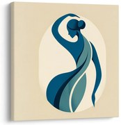 Картина на платно – Танцуваща жена в абстракция