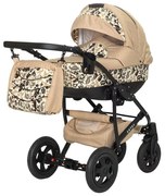 Комбинирана бебешка количка Estel 3в1 DIZAIN BABY - капучино