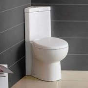 Моноблок ICC 5003, ъглов, седалка и капак, порцелан, бял, 80x66x37см