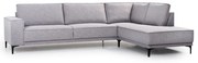 Светлосив ъглов диван (десен ъгъл) Copenhagen - Scandic