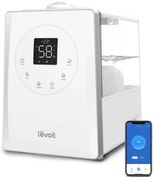 Овлажнител на въздух Levoit LV600S, Ултразвуков, SMART, Ароматерапия, 28/280 W, 6 л, 3 нива, До 70 м2, Дистанционно, Бял
