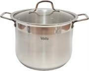 Дълбока тенджера Oliver Voltz OV51211D26, 11.1 л, 26х21 см, Дебело дъно, Индукция, Инокс