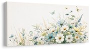 Картина на платно – Пастелни диви цветя