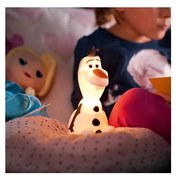 Philips 71768/08/16 -LED Детска лампа DISNEY FROZEN OLAF LED/0,3W/2xAAA снежен човек