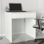 Офис бюро Mida TopMebel от меламин в бял цвят 72x60x73,8cm