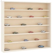 4017382 vidaXL Дървена колекционерска витрина с 6 рафта 60x8,5x55 см