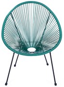 Зелен градински стол метален/пластмасов Avocado Comfort – Bonami Selection