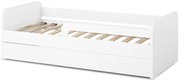 Бяло детско легло с включена подматрачна рамка 80x160 cm Duuli – ELTAP