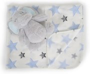 CANGAROO Одеяло с играчка ELEPHANT СИН