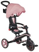 Детска триколка 4 в 1 GLOBBER EXPLORER TRIKE FOLDABLE, сгъваема, розов цвят