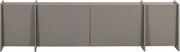 Сива маса за телевизор от декор от ясен 200x53x44 cm Brock – WOOOD