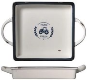 Horecano - Порцеланово плато квадратно 25.4x18x4см HAPPY FARM- (HF-56218)