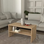 Масичка за кафе от меламин Eleva в цвят сапфирен дъб 90x44.6x46.4см.