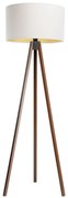 Стояща лампа STANDART 1xE27/60W/230V бяла/венге