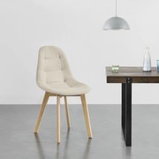 Dining Chair Kopparberg Set of 2 Beige