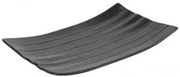 Horecano - Street Food-Плато релефно 23.3x14.7x2.7cm BLACK (79910TA) - 015249
