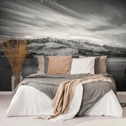 Фототапет – Вечерно черно-бяло езеро