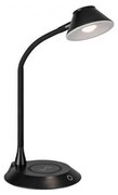 JUST LIGHT. 14414-18-LED Димируема настолна лампа с вградено зареждане PUCKI LED/4,5W/230V черна