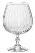 Коплект 6бр чаши на столче за коктейли / вода "COGNAC" 650мл AMERICA '20s-(1.22147)