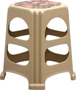 С stool Desia от полипропилен в бежов цвят 37x37x45см.