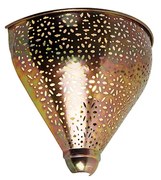 Ориенталска стенна лампа медна с шарка - Muraf