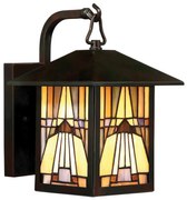 Elstead QZ-INGLENOOK2-S-Външно стенно осветително тяло INGLENOOK 1xE27/60W/230V IP44