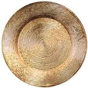 Horecano - Подложна чиния с брокатен ефект златна (HC-93944) 194602-1