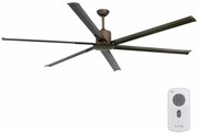 FARO 33462A - Таванен вентилатор ANDROS XL кафяв д. 213 см + дистанционно управление