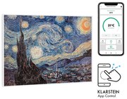 Klarstein Wonderwall Air Art Smart, инфрачервен нагревател, 80 х 60 см, 500 W, звезди