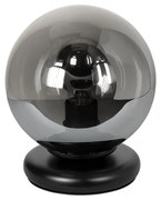 Настолна лампа ФИОРЕ, черен/сив, 1xE27