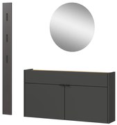 Комплект антрацит/натурален коридор Ameca - Germania