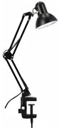 Настолна лампа с щипка 1xE27/60W/230V черна