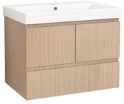 Конзолен PVC шкаф DAVIDE-75 9046-75+УМИВ. 5953W-76CM, Inter Ceramic, 73.5x53.5x45см