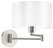 Eglo 33269 - Аплик PASTERI 1xE27/60W/230V матов хром/бял