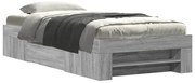 3295532 vidaXL Рамка за легло, сив сонома, 75x190 см, инженерно дърво