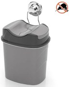 Кошче за боклук tekno tel DM-007, 5.5 литра, окачена система, сив