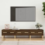 817509 vidaXL ТB шкаф, кафяв дъб, 150x34,5x30 см, инженерно дърво