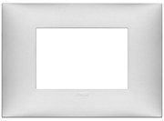 VIMAR 09673.21 Декоративна рамка технополимер, 3M, Сребърен мат, NEVE UP