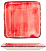 Gural Porselen - Red Квадратна чиния 22x22cm. (NBNORD22X22DU50KMZ)