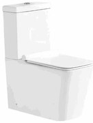 Mexen Cube компактен WC с безшумно падаща седалка, бял - 31014000