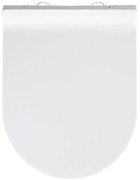 Бяла тоалетна седалка с лесно затваряне , 46 x 36 cm Habos - Wenko