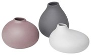 Порцеланови вази в комплект 3 бр. (височина 9 cm) Nona – Blomus
