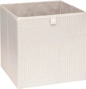 Кутия за съхранение 5five Mix & Modul Zebra, 31x31 cm - Бежова