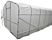 Професионална модулна оранжерия Tunnel Pro System 3 - 36 кв.м. с две врати и проветрение (12x3x2m)