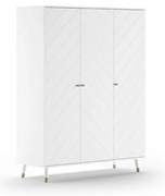 Бял детски гардероб 150x200 cm BILLY – Vipack