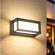 Brilagi - LED външен стенен аплик PARKER LED/12W/230V 3000/4500/6000K антрацит IP44