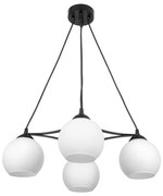 Полилей ТЕА, черен, 4xE27