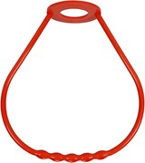 Дръжка за Полилей пластмаса червена